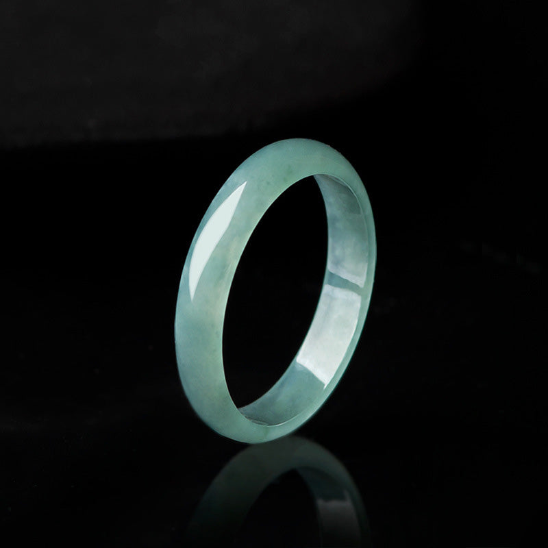 Wear FengShui Natural Jade Prosperity Protection Ring