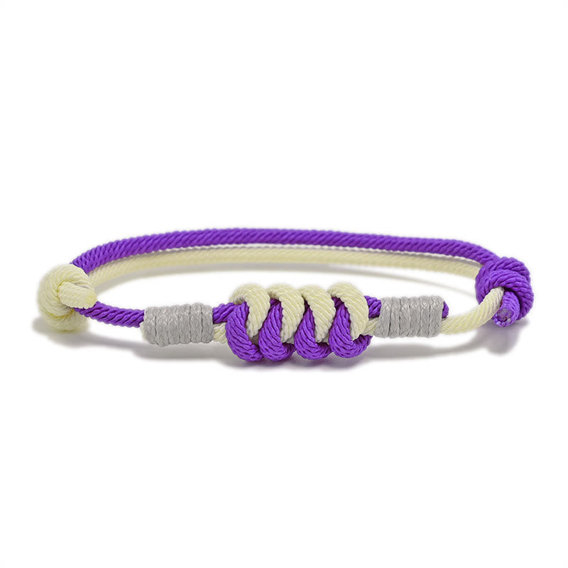 Wear FengShui Simple Design King Kong Knot Strength Braid String Bracelet