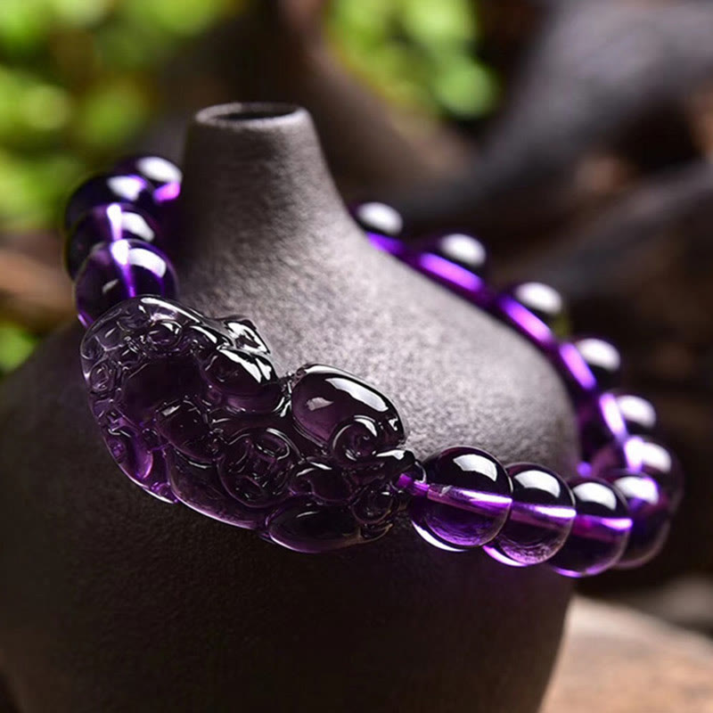 Wear FengShui Feng Shui Amethyst Fortune Wealth Bracelet