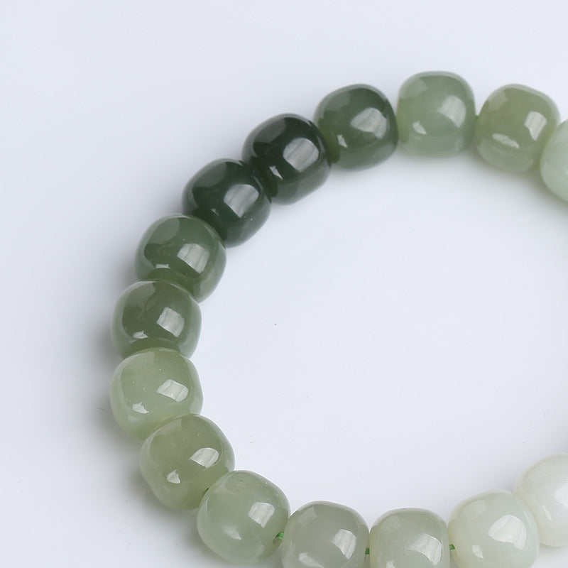 Wear FengShui Gradient Jade Luck Blessing Bracelet