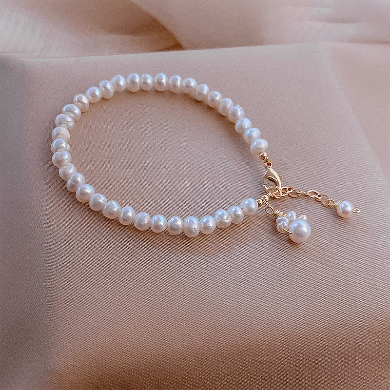 Wear FengShui Pearl Cat Paw Healing Chain Bracelet