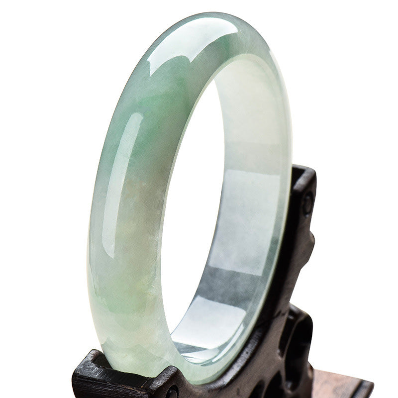 Wear FengShui Natural Jade Luck Healing Prosperity Bangle Bracelet