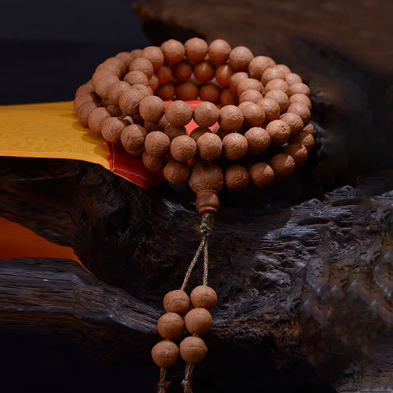 Wear FengShui 108 Mala Beads Nepal Bodhi Seed Luck Wealth Tassel Bracelet
