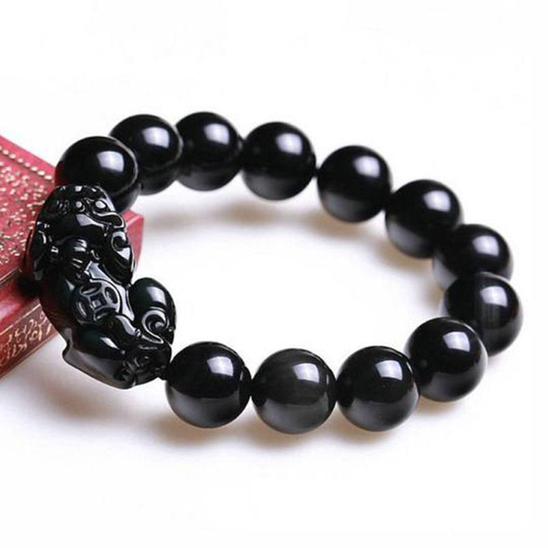 Wear FengShui FengShui PiXiu Obsidian Wealth Bracelet