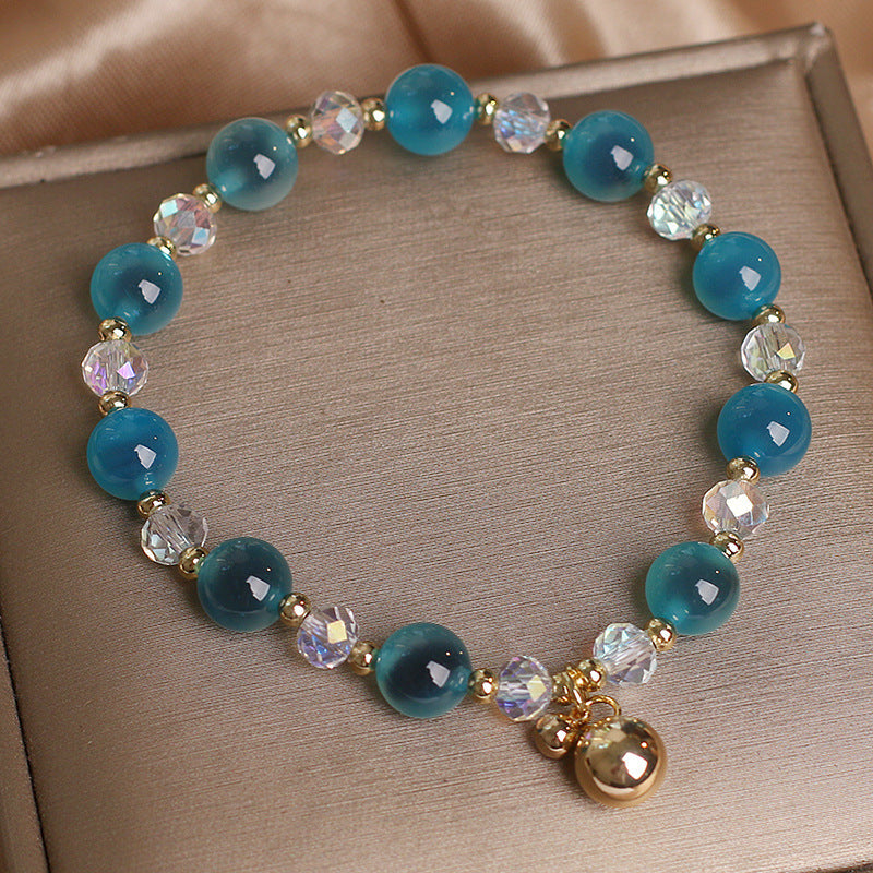 Wear FengShui Candy Agate Healing Harmony Bead Charm Bracelet
