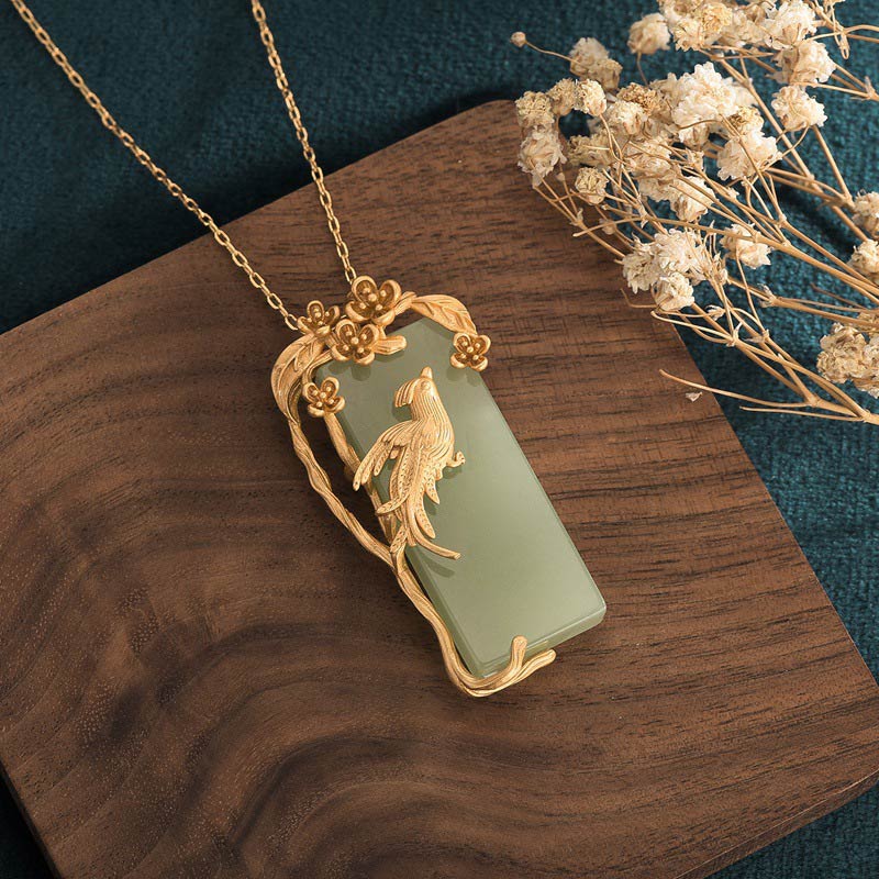 Wear FengShui Natural Green Aventurine Balance Necklace Pendant