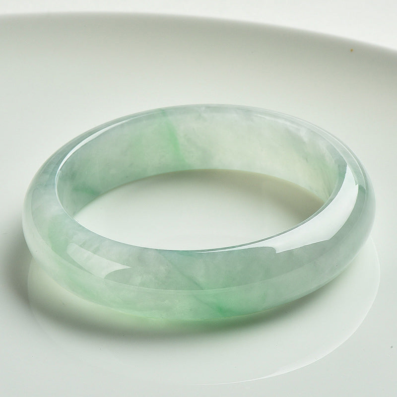Wear FengShui  Natural Jade Prosperity Wealth Luck Bangle Bracelet