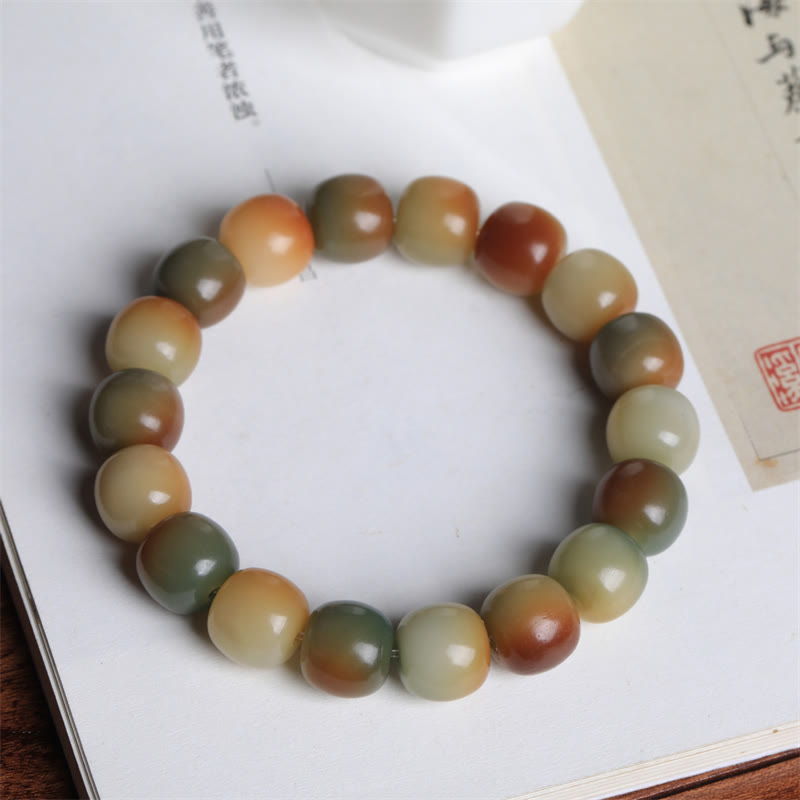 Wear FengShui Colorful Bodhi Seed Peace Wisdom Bracelet