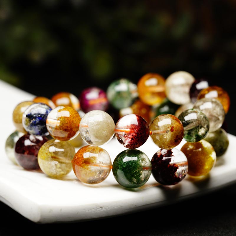 Wear FengShui Natural Various Gemstone Crystal Love Bracelet