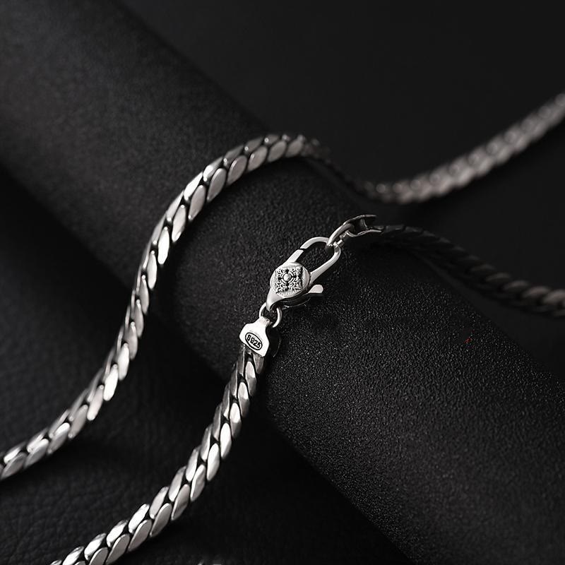 Wear FengShui Double Dorje Vajra Strength Punk Copper Chain Bracelet Necklace