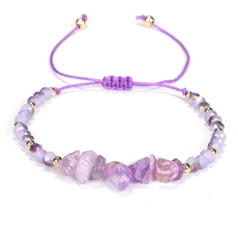 Wear FengShui Amethyst Purify Knit Bracelet