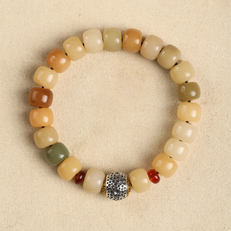 Wear FengShui Natural Bodhi Seed The Lord of the Corpse Forest Om Mani Padme Hum Wisdom Bracelet