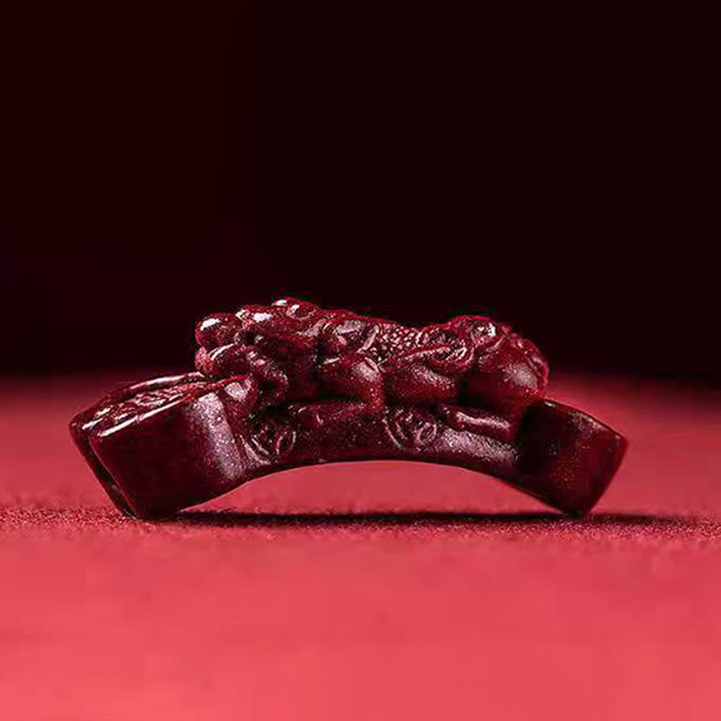 Wear FengShui Handcrafted PiXiu Cinnabar Wealth Luck Braided Bracelet