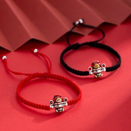 Wear FengShui God of Wealth Handmade Thread Luck Strength Braid Bracelet
