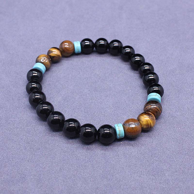Wear FengShui Tibetan Black Onyx Peaceful Mala Set