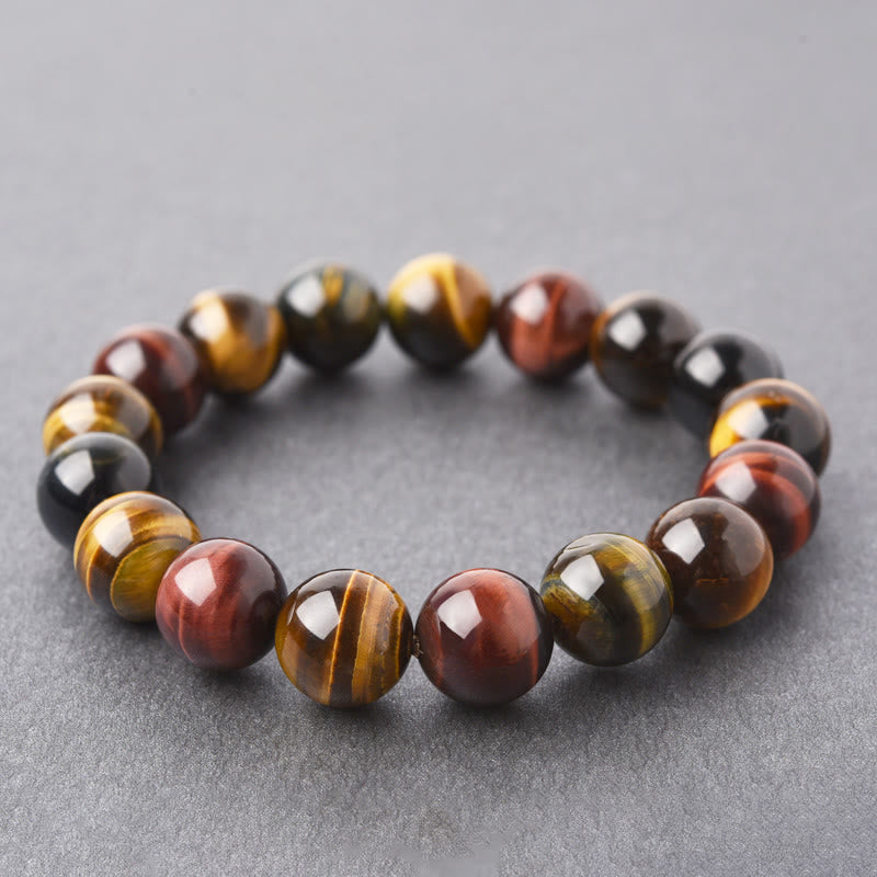 Wear FengShui Natural Tiger Eye Positive Protection Bracelet