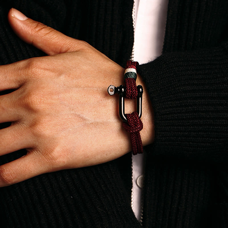 Wear FengShui Simple Design Luck Stainless Steel Buckle Bracelet