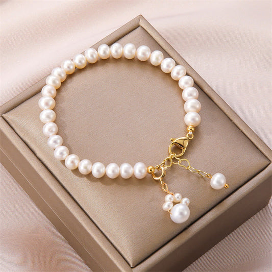 Wear FengShui Pearl Cat Paw Healing Chain Bracelet