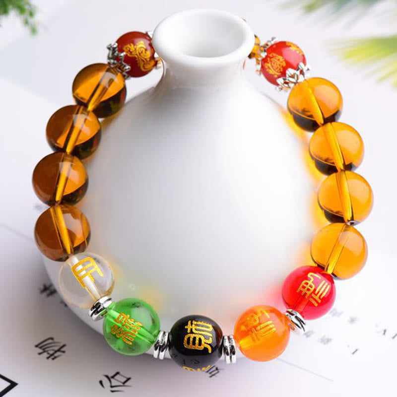 Wear FengShui Natural Citrine Fortune Happiness Bracelet