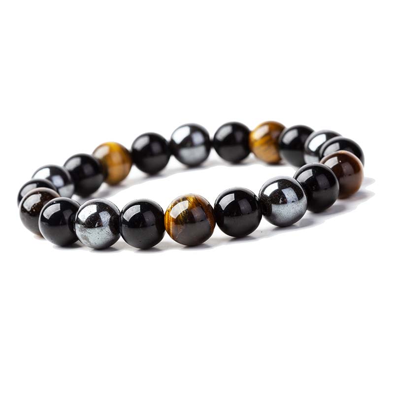 Wear FengShui Tibetan Tiger's Eye Bracelet Necklace Set