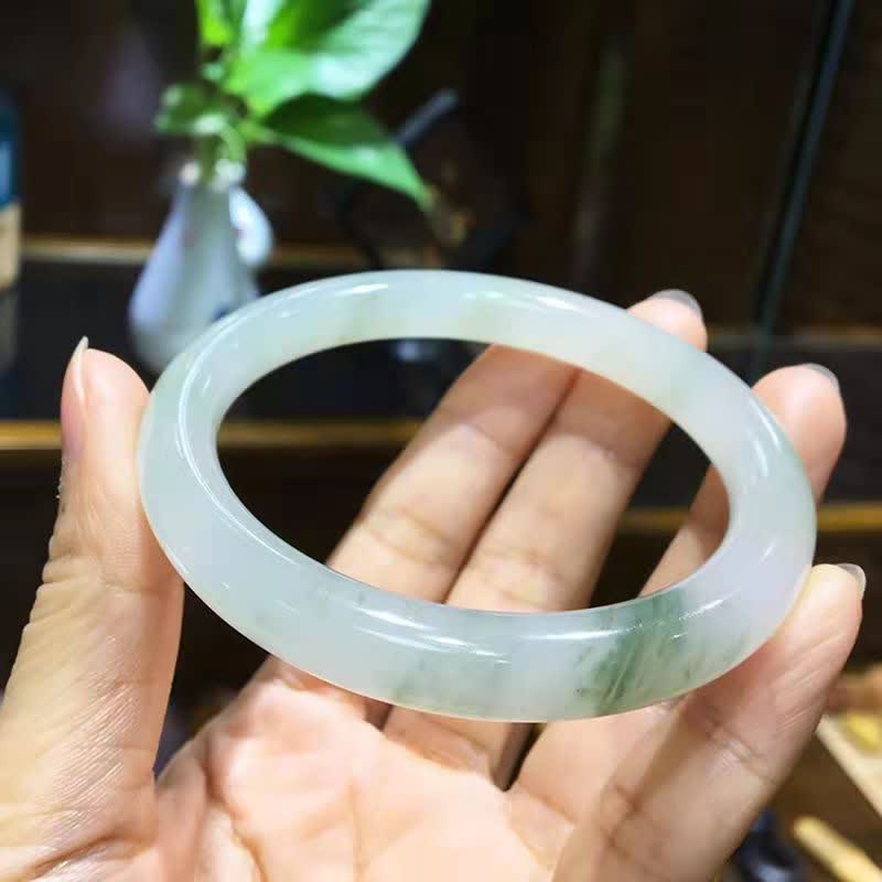 Wear FengShui Jade Abundance Luck Blessing Bracelet Bangle