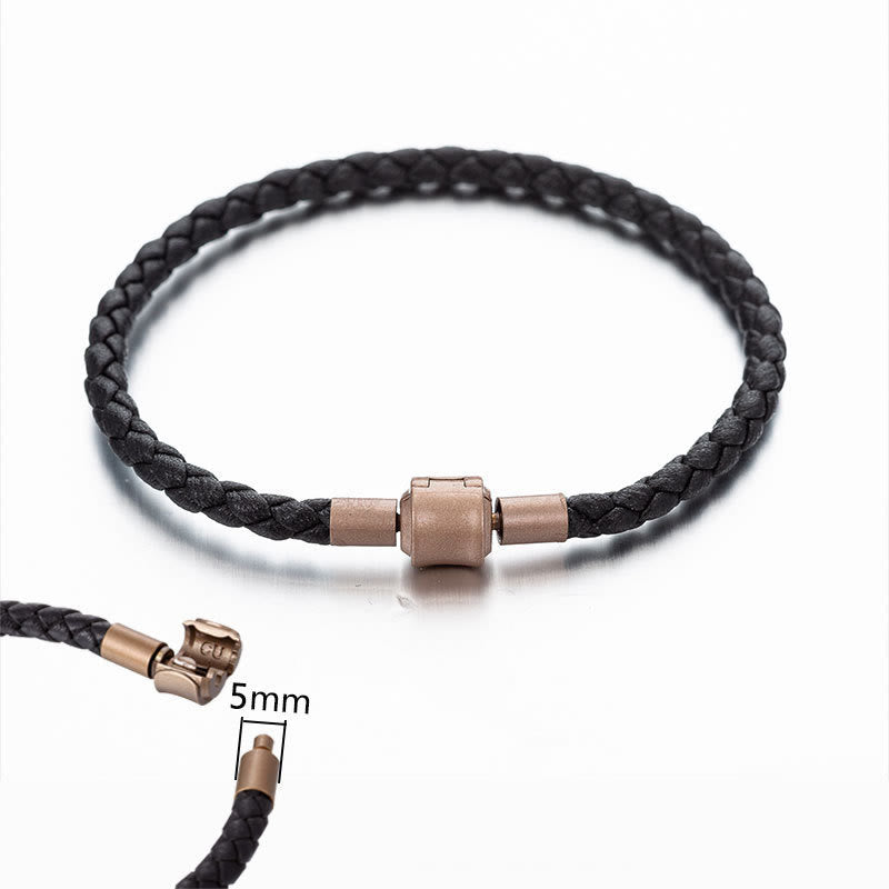 Wear FengShui Vintage Leather Rope Luck Braid String Bracelet