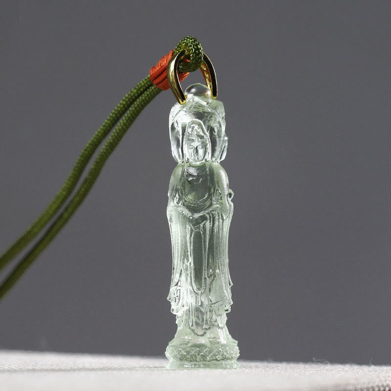 Wear FengShui Avalokitesvara Buddha Liuli Harmony Necklace