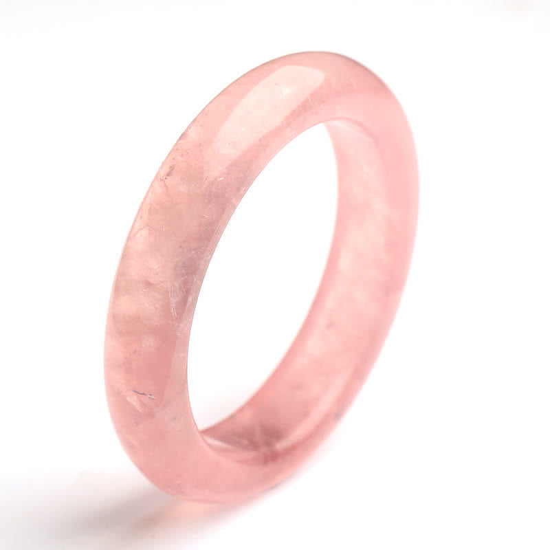 Wear FengShui  Natural Rose Quartz Love Caring Bracelet Bangle