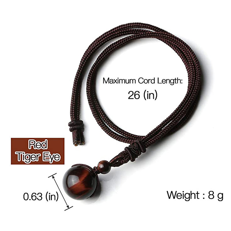 Wear FengShui Tibetan Tiger's Eye Protection Necklace