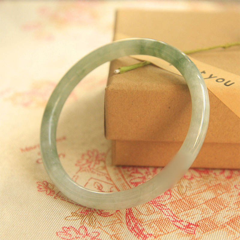 Wear FengShui Natural Jade Peace Healing Bangle Bracelet