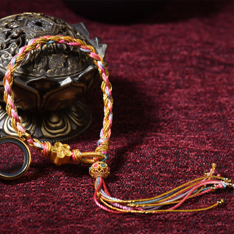Wear FengShui Tibetan Handmade Luck Colorful String Single Double Wrap Braided Bracelet