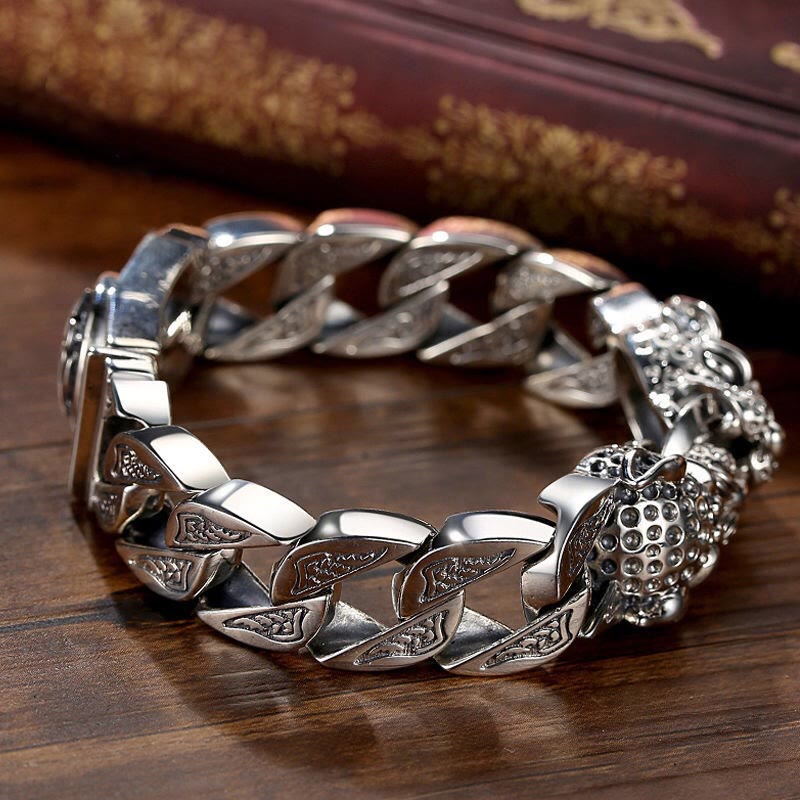 Wear FengShui Leopard Pattern Healing Balance Chain Bracelet