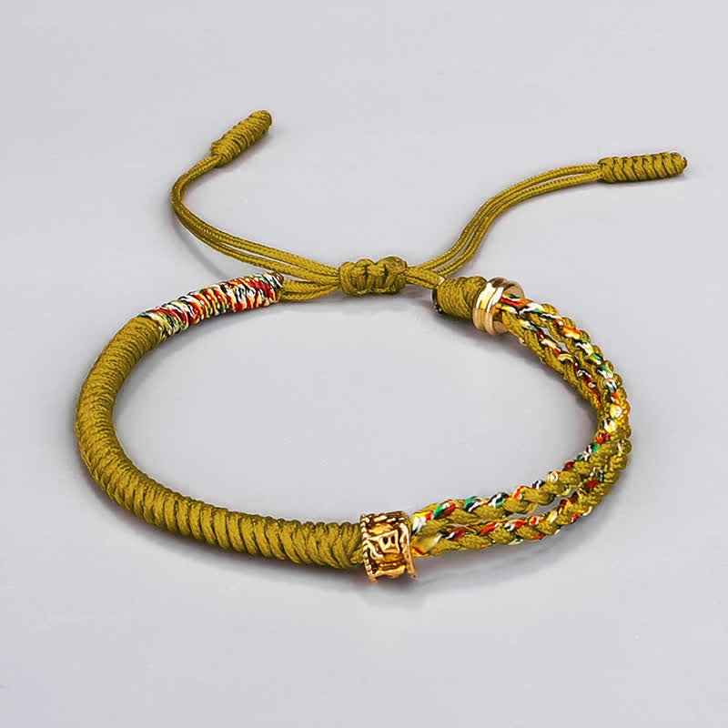 Wear FengShui Om Mani Padme Hum Protection Luck String Bracelet
