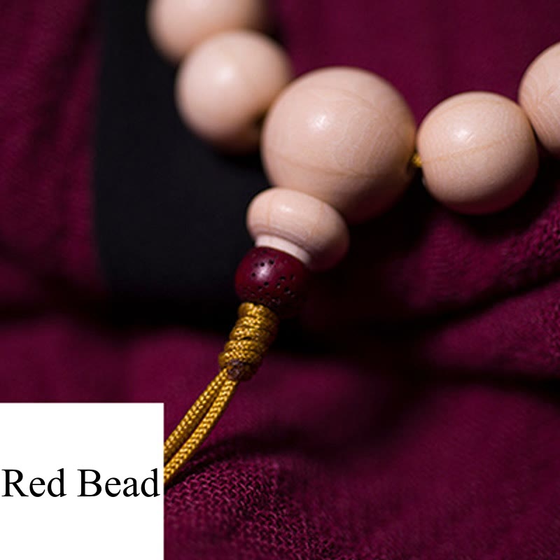 Wear FengShui Natural Abelia Biflora Wood Blessing Wrist Mala