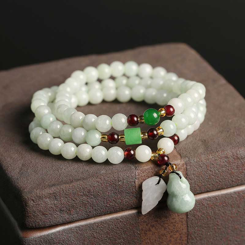 Wear FengShui Natural Jade Pixiu Buddha Abundance Bracelet