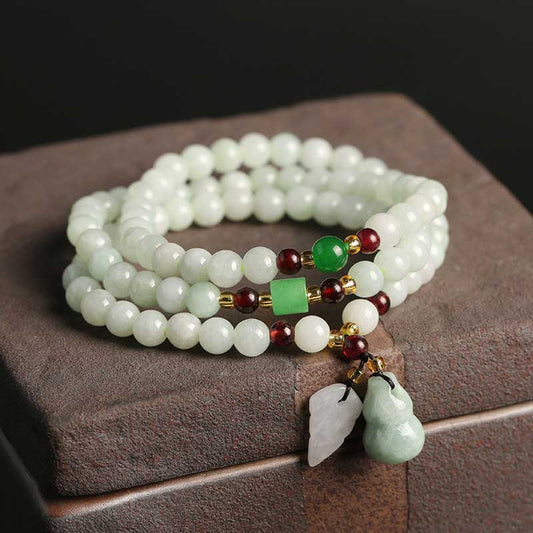 Wear FengShui Natural Jade Pixiu Buddha Abundance Bracelet