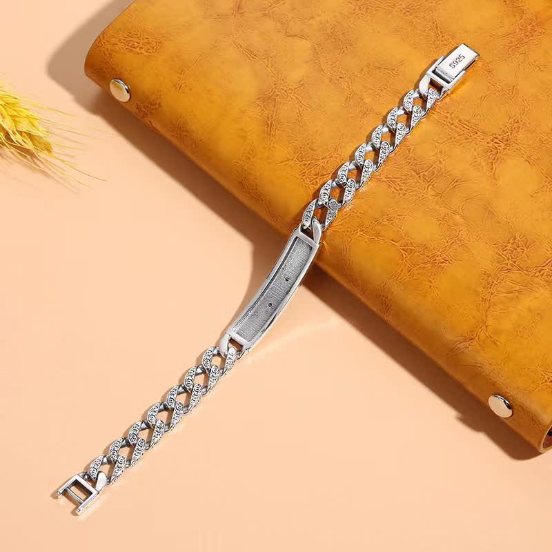 Wear FengShui Tiger Copper Luck Cuff Chain Bracelet