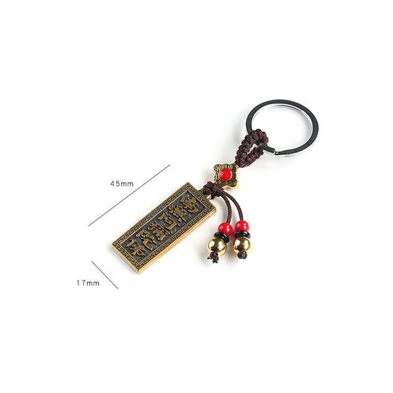 Wear FengShui Namo Amitabha Peace Blessing Keychain