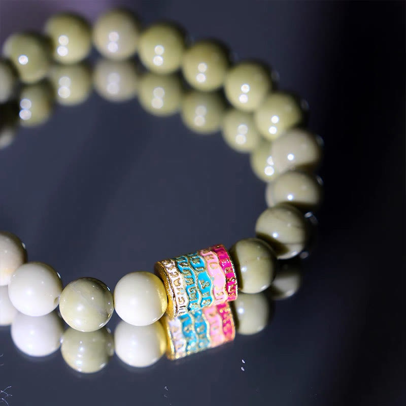 Wear FengShui Natural Alashan Agate Encourage Bracelet