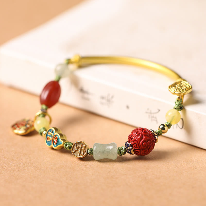 Wear FengShui Tibetan Auspicious Clouds Fortune Happiness Wealth Luck Bracelet