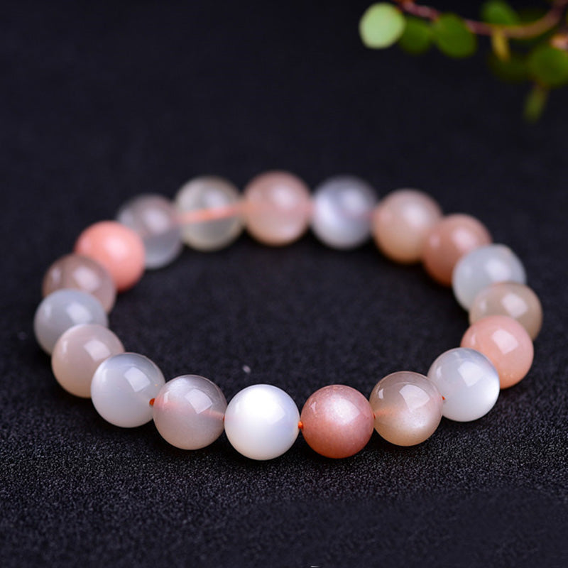 Wear FengShui Natural Moonstone Wealth Positive Bracelet