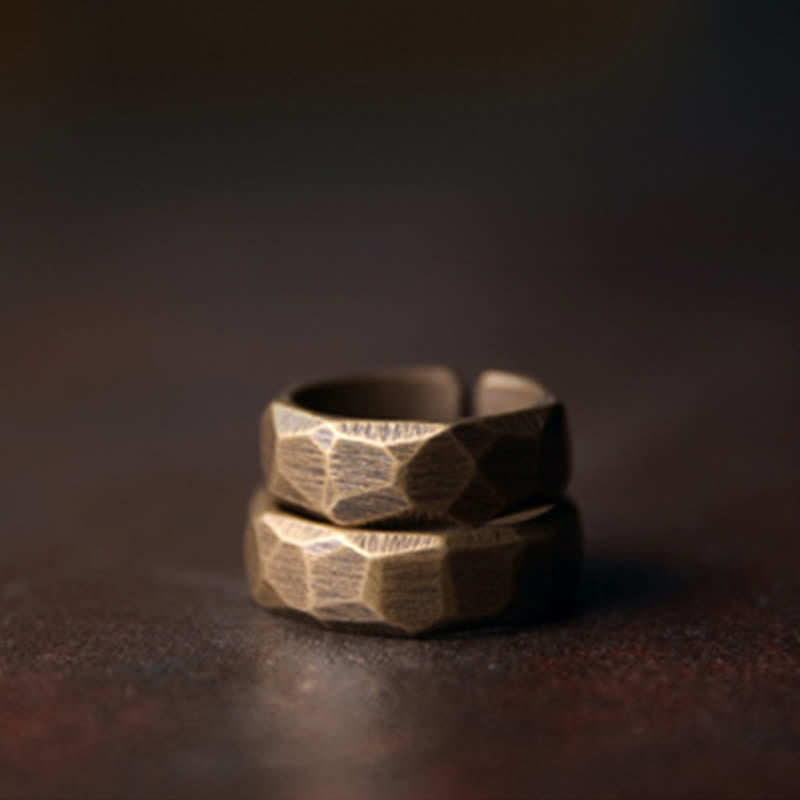 Wear FengShui Tibetan Simple Design Copper Wealth Ring