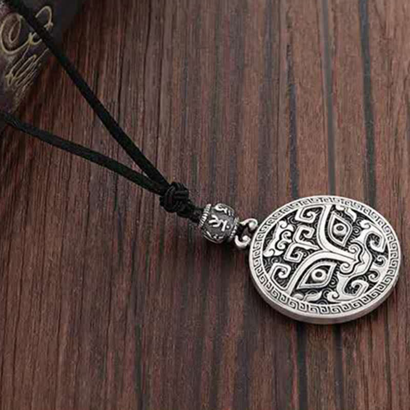 Wear FengShui Lucky FengShui Mythological Creature Taotie Wealth Necklace Pendant