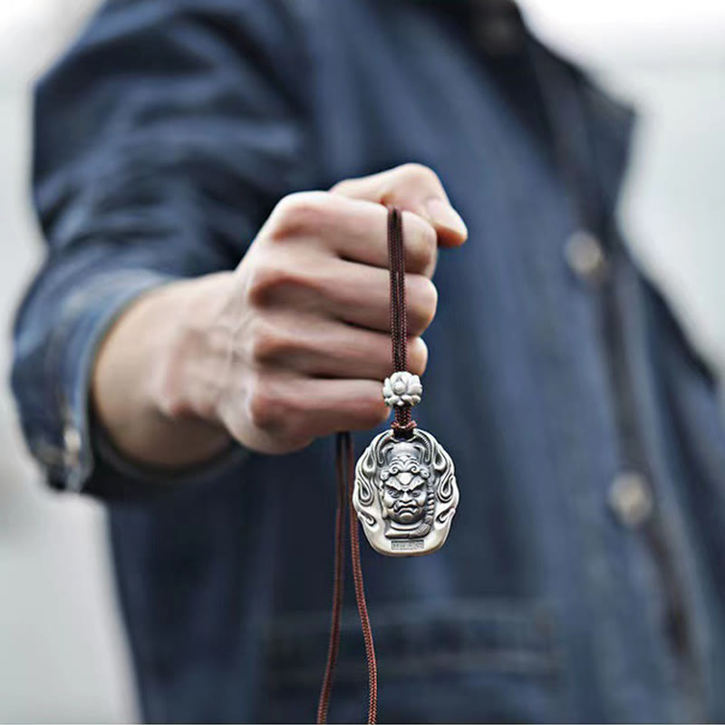 Wear FengShui Chinese Zodiac Natal Buddha Om Mani Padme Hum Lotus Compassion Necklace Pendant