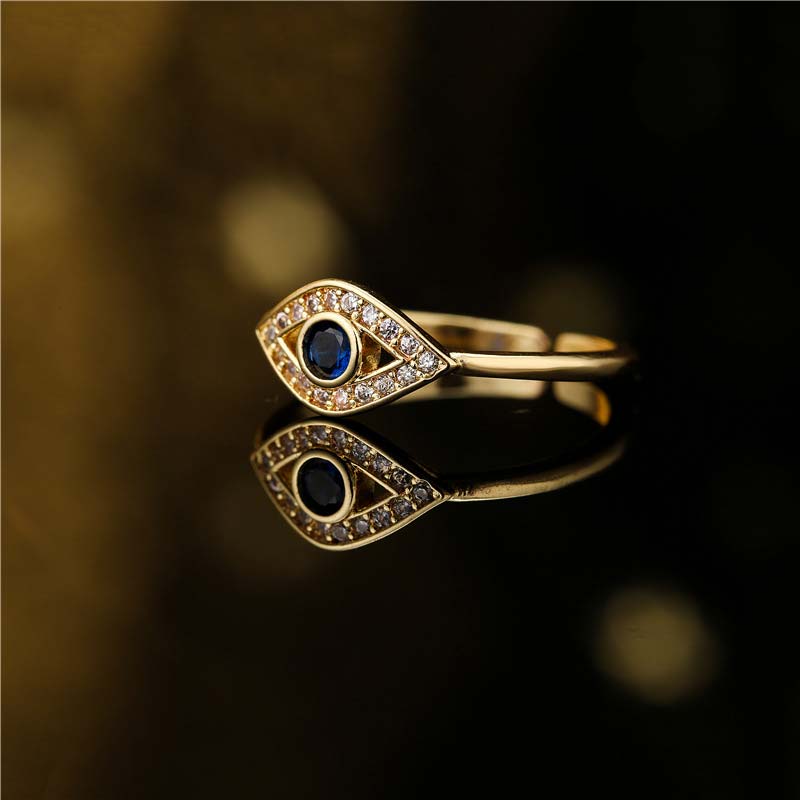 Wear FengShui Evil Eye Protection Blessing Copper Ring
