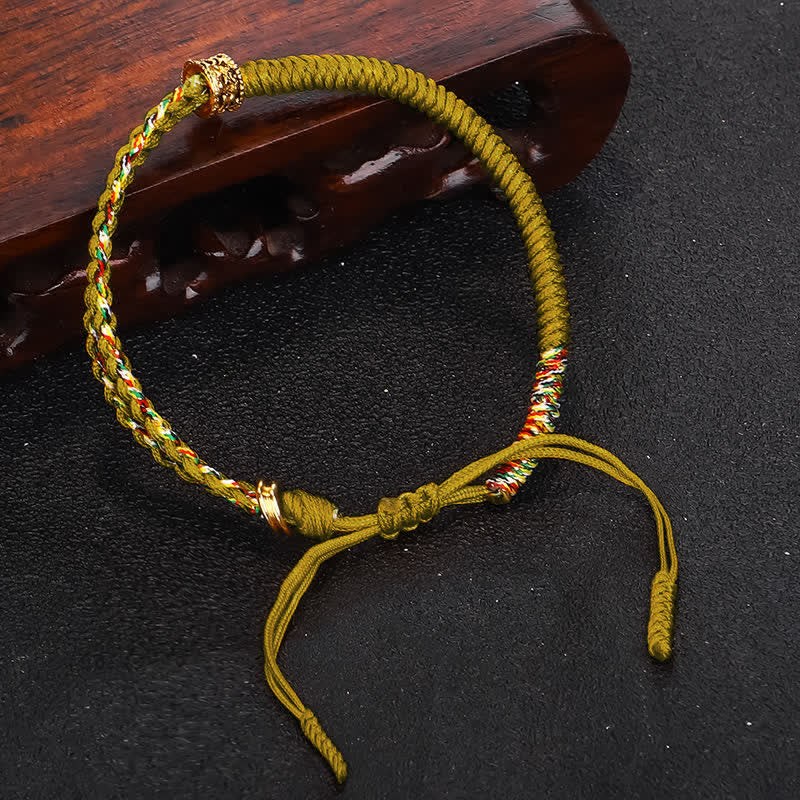 Wear FengShui Om Mani Padme Hum Protection Luck String Bracelet