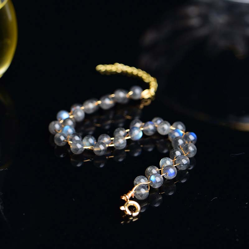 Wear FengShui Natural Moonstone Love Blessing Bracelet