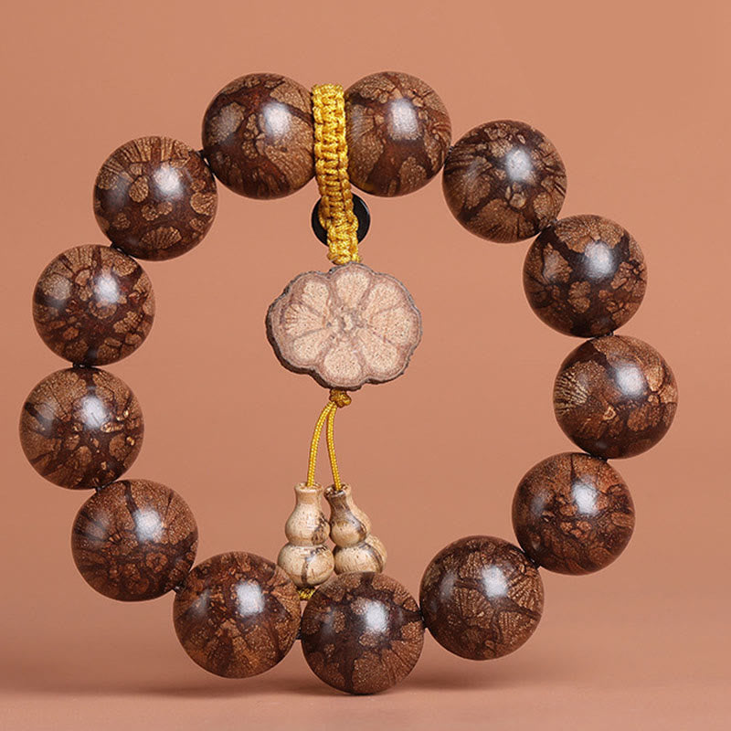 Wear FengShui Plum Blossom Wood Inner Peace Bracelet