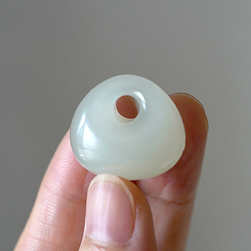 Wear FengShui Natural Jade Luck Prosperity Necklace Pendant (Random Color)