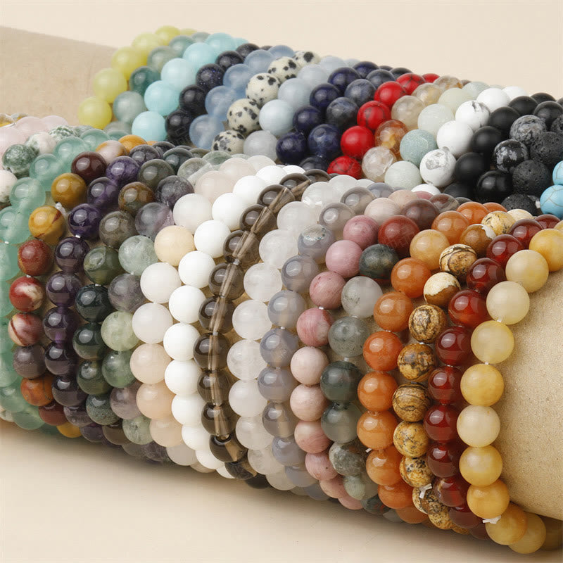Wear FengShui Natural Stone Quartz Healing Beads Bracelet